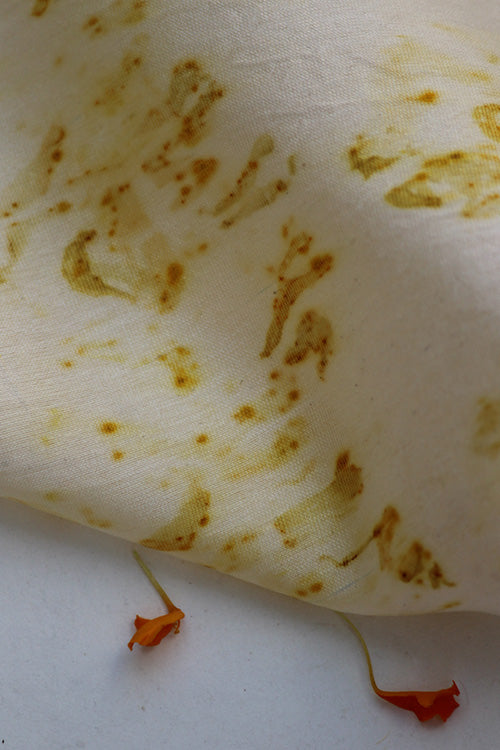 UJALAEco Printed chanderi Silk Yardage