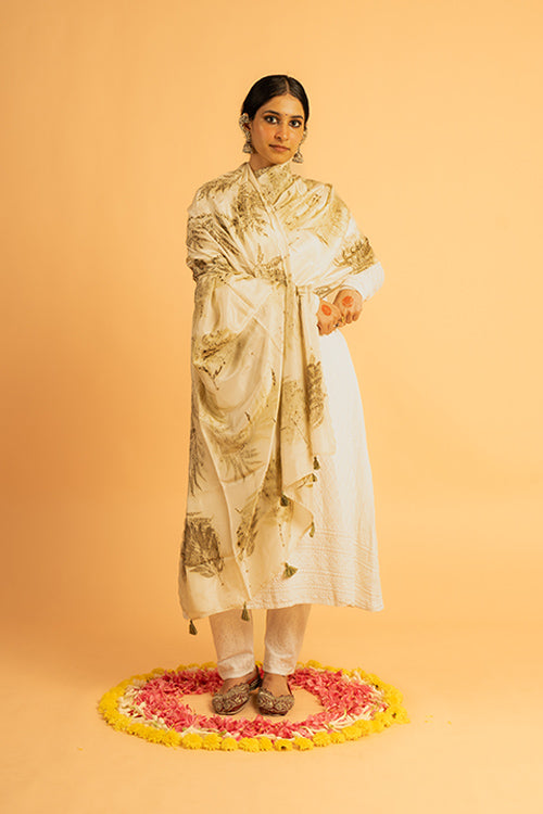 PATTI - Habutai silk dupatta