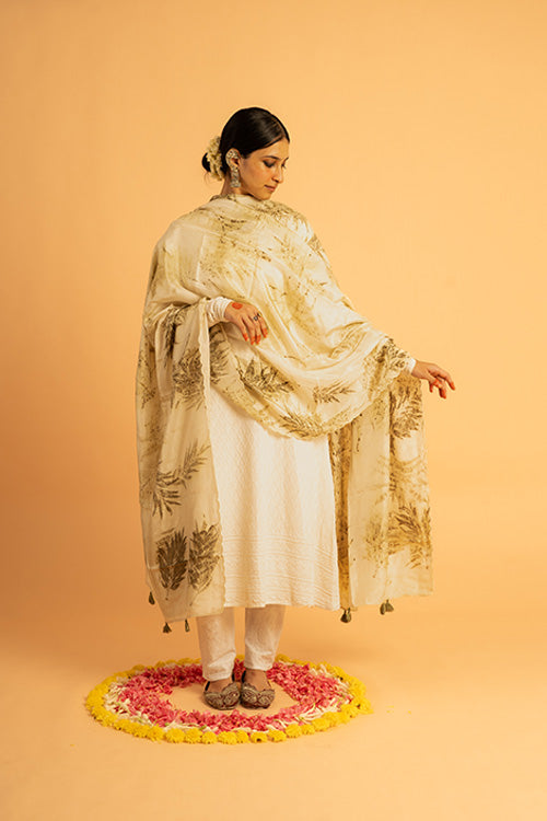 PATTI - Habutai silk dupatta