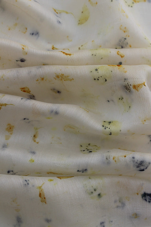 AARAMBH Eco Printed chanderi Silk Yardage
