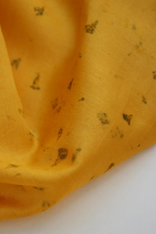 BAAGH Eco Printed chanderi Silk Yardage