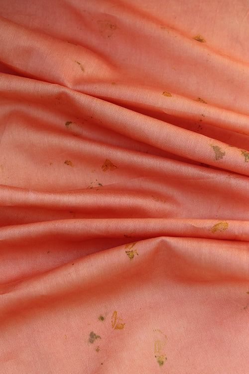 PEHEL Eco Printed chanderi Silk Yardage