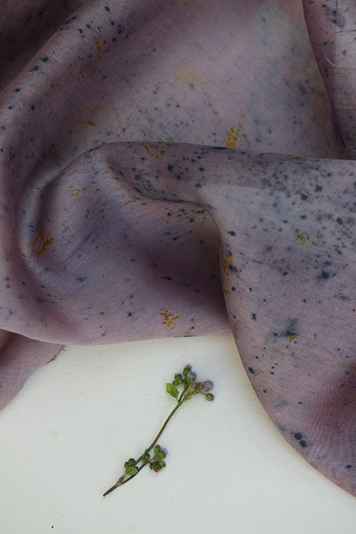 INDRA Eco Printed chanderi Silk Yardage