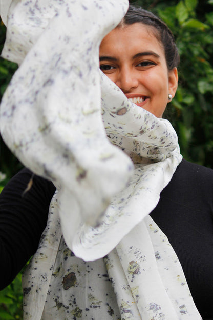 SPRINKLE ECO PRINTED STOLE