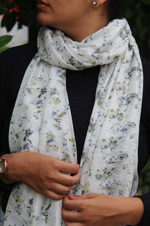 SPRINKLE ECO PRINTED STOLE