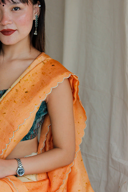 YENA Eco Printed mulberry silk