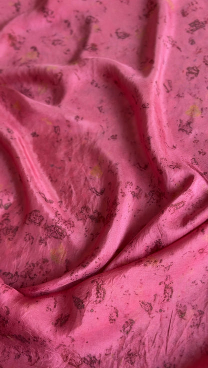 SARULI -  Hand Embroidered Habutai Silk Sari