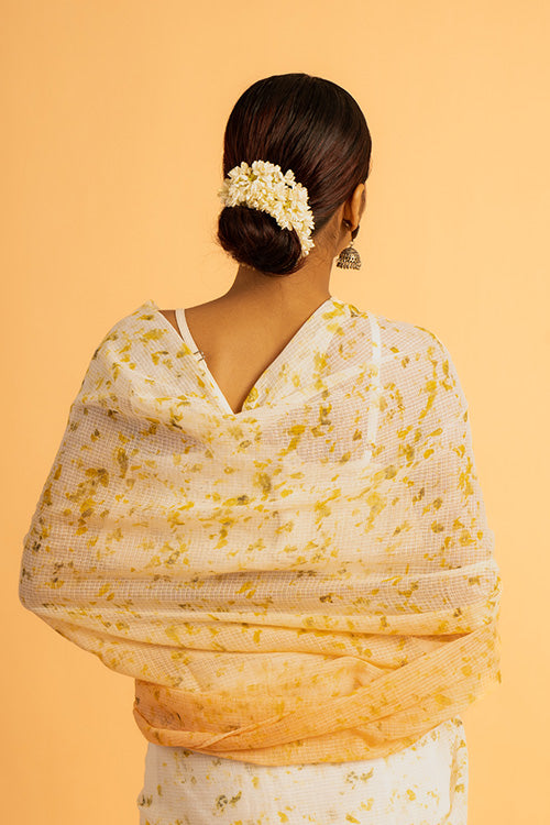 ISHIKA Eco Printed Kota Cotton Sari